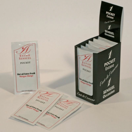 Extase Sensual Mango Stimulating Oil 10ml - Dual Hot-Cold Effect
