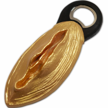 DIABLO PICANTE Black Golden Party Bottle Opener - Upright Novelty Design