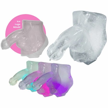 Play Wiv Me Party Ice Luge Mold - Giant Novelty Shape, One-Time Use