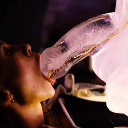 Play Wiv Me Party Ice Luge Mold - Giant Novelty Shape, One-Time Use