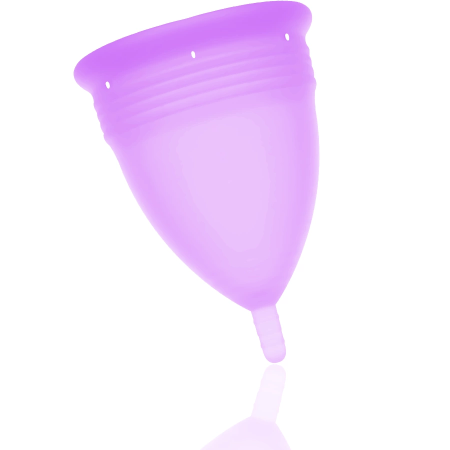 Stercup Menstrual Cup Violet S - FDA Silicone, Long-Lasting Comfort