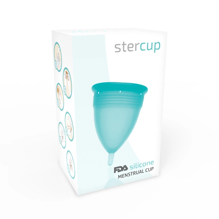 Stercup Aquamarine Menstrual Cup S - FDA Silicone, 15ml Capacity