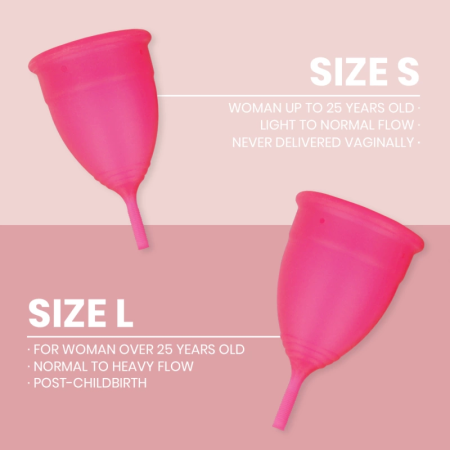 Intimichic Menstrual Cup Medical Grade Silicone Size S - Reusable & Hypoallergenic