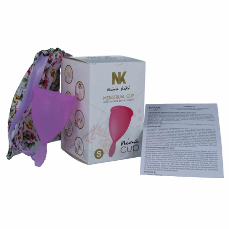 Nina Kiki Menstrual Cup Purple Size S - Medical Silicone Reusable