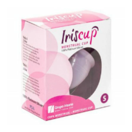 IrisCup Small Pink Menstrual Cup + Free Sterilizer Bag, Medical Silicone