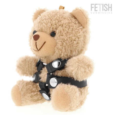 Fetish Submissive Bongo Plush Bear - Collectible Designer Accessory 10 cm