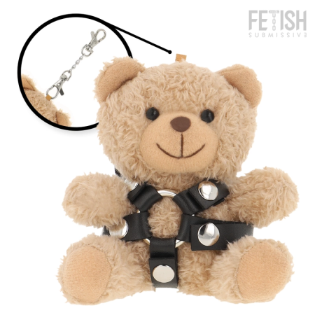 Fetish Submissive Bongo Plush Bear - Collectible Designer Accessory 10 cm