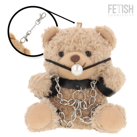 Fetish Submissive Fozzie Teddy Bear - Designer Plush with Metallic Accents