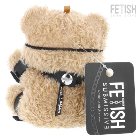 Fetish Submissive Fozzie Teddy Bear - Designer Plush with Metallic Accents