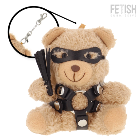 Fetish Submissive Ted Teddy Bear Model 2 - Collectible Plush with Harness