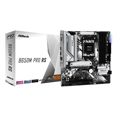 ASROCK B650 Micro-ATX Pagrindinė Plokštė su DDR5 Atmintimi