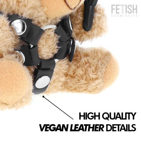 Fetish Submissive Ted Teddy Bear Model 2 - Collectible Plush with Harness