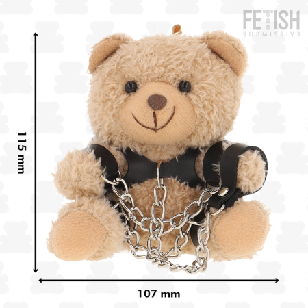 Fetish Submissive Yogi Teddy Bear - Collector’s Plush with Harness & Chains