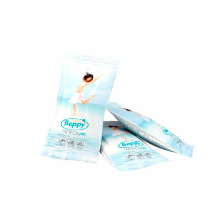 Beppy Soft Comfort Wet Tampons 2-Pack - Anatomical, Lavender Scent