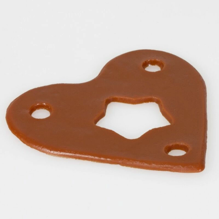 Secret Play Chocolate-Flavored Edible Gummy Thong, Heart-Shaped, Unisex