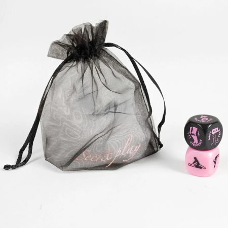 Secret Play Game 2 Dice - Couples Intimacy Challenge Set 20mm