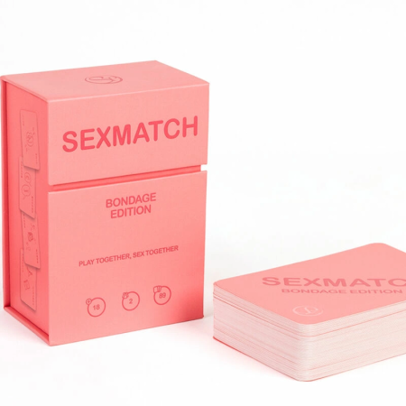 Secret Play Sexmatch Bondage Edition - Couples Card Game, 89 Cards