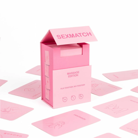 SecretPlay Sexmatch Massage Edition Couples Card Game, 89 Cards