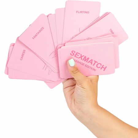 SecretPlay Sexmatch Massage Edition Couples Card Game, 89 Cards