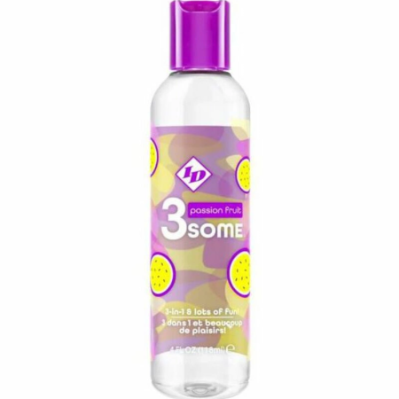 ID 3SOME Passion Fruit 120ml Multi-Purpose Intimate Gel 3-in-1