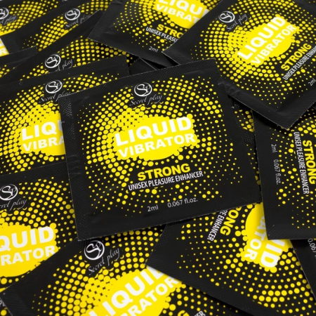 Secretplay Liquid Vibrator Gel Strong 2 ml Single Dose, Vegan, Natural