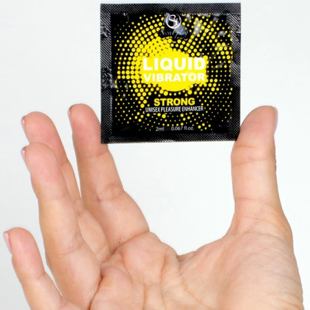 Secretplay Liquid Vibrator Gel Strong 2 ml Single Dose, Vegan, Natural