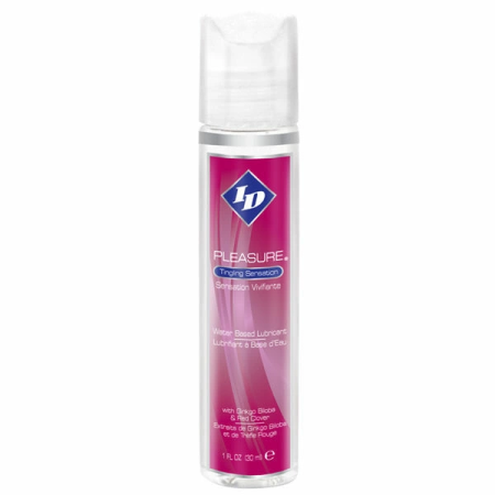 ID Pleasure Water-Based Lubricant 30ml - Botanical Extracts, Tingling Effect