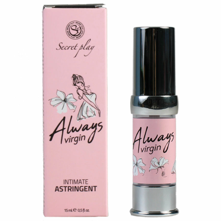 Secret Play Always Virgin Intimate Astringent Gel 15ml Vegan Formula