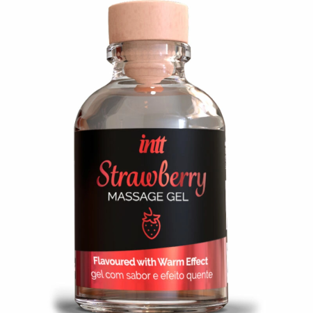INTT Massage Gel Strawberry 30ml - Warming Effect & Fruity Aroma