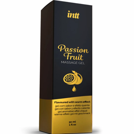 INTT Passion Fruit Heated Massage Gel 30ml - Aromatic Warming Formula