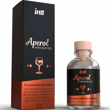INTT Aperol Massage Gel Intense Heat Effect 30ml - Warming Formula