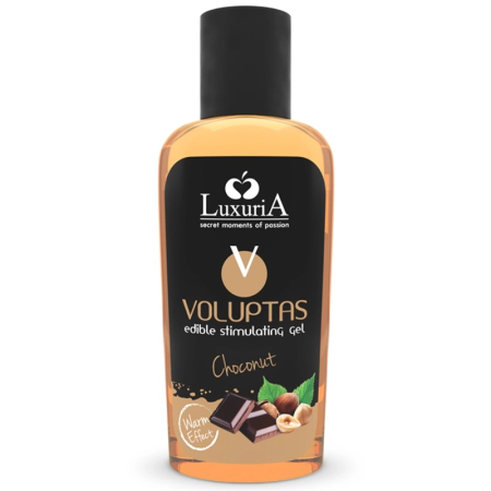 Intimateline Luxuria Voluptas Edible Warming Massage Gel Choconut 100ml