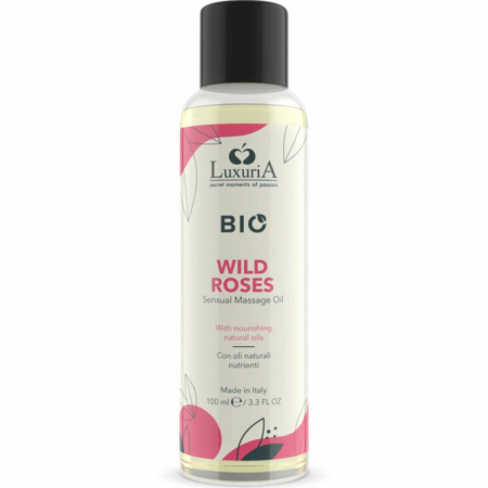 Intimateline Luxuria Bio Wild Roses Massage Oil 100ml - Natural Care