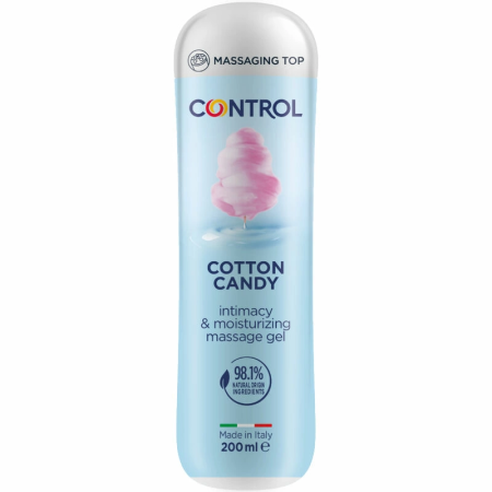 Control Cotton Candy 3-in-1 Massage Gel 200ml - Water-Based, Moisturizing