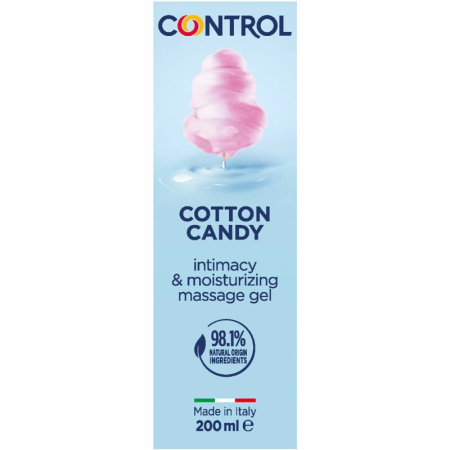 Control Cotton Candy 3-in-1 Massage Gel 200ml - Water-Based, Moisturizing
