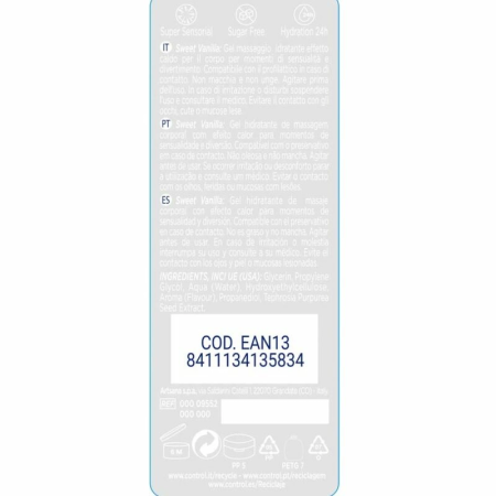 CONTROL 2-in-1 Massage Gel & Intimate Lubricant Madagascar Sweetness 200ml