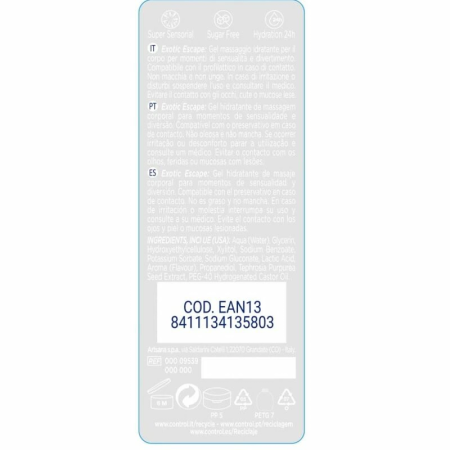 Control 2-in-1 Exotic Massage & Pleasure Gel 200ml, Paraben-Free
