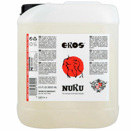 EROS Nuru Massage Gel 5000 ml - Unscented, Mineral-Rich Formula