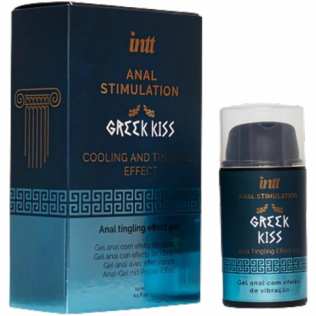 INTT Greek Kiss Intimate Gel 15ml - Mint Aroma, Cooling & Vibrating Effect