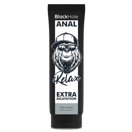 Black Hole Water-Based Anal Relaxation Gel 250ml - Neutral Formula