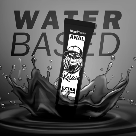 Black Hole Water-Based Gel 150ml - Intimate Relaxing Formula