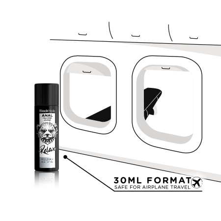 Black Hole Jojoba Relax Silicone Lubricant 30ml - Gentle Relaxing Formula