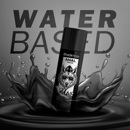 Black Hole Anal Repair Water-Based Gel with Hyaluron 30ml - Relaxing Formula