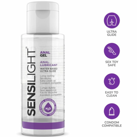 Intimateline Sensilight Water-Based Anal Gel 30ml - Gentle, Dermatologically Tested