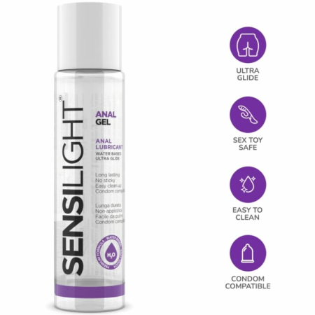 Intimateline Sensilight Anal Sliding Gel 60ml - Water-Based Lubricant