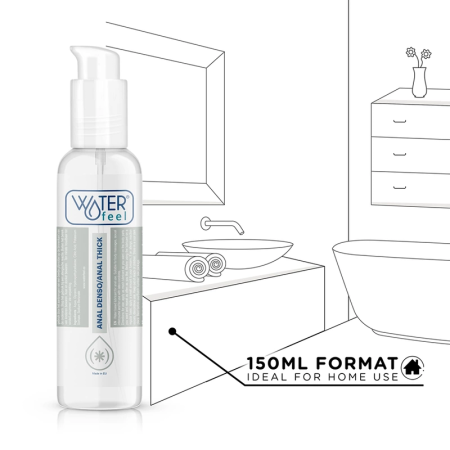 Waterfeel Anal Lubricant 150ml - Water-Based, Odorless, High Density