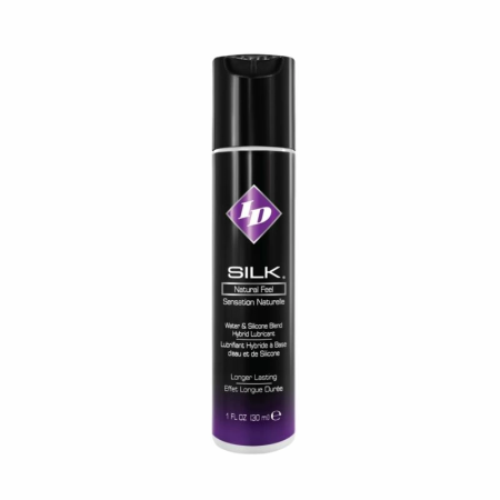 ID Silk Hybrid Lubricant 30ml - Natural Feel, Silicone & Water Blend