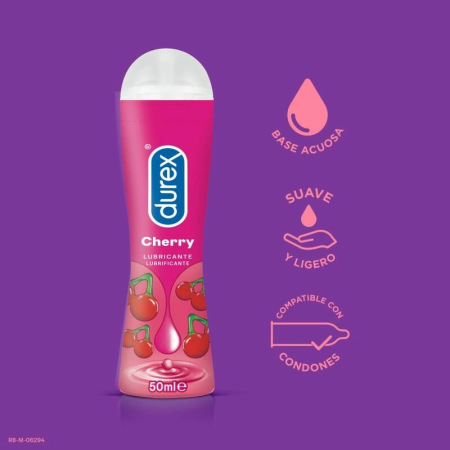 Durex Play Cheeky Cherry 50ml Flavoured Sensual Gel Lubricant