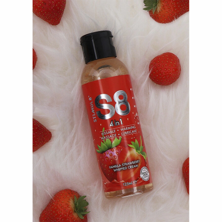 S8 4-in-1 Strawberry Dessert Lubricant & Massage Gel 125ml