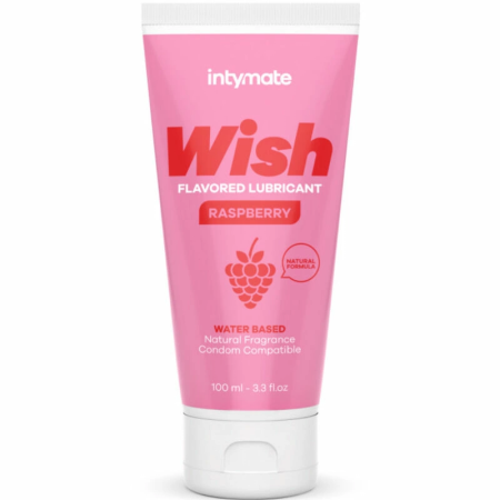 Intymate Wish Raspberry Lubricant 100ml - Water-Based, Flavored Gel